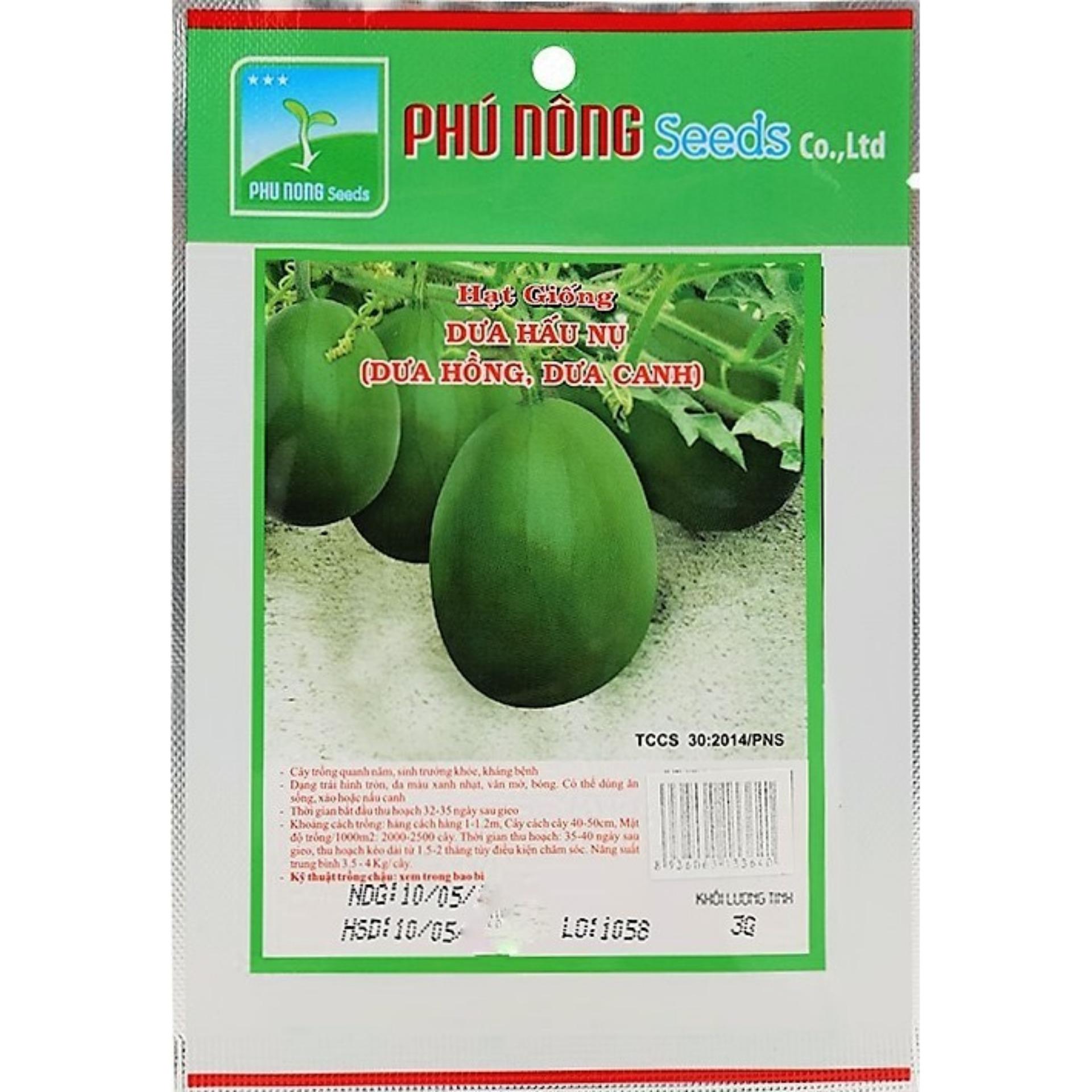 [HCM]Hạt giống Dưa Hấu Ăn Non (Dưa hấu nụ) - 3g