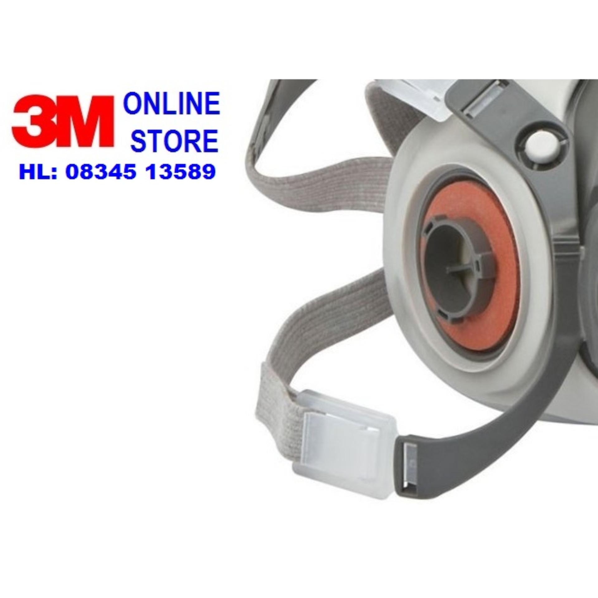 MẶT NẠ PHÒNG ĐỘC NỬA MẶT 2 PHIN LỌC 3M 6100