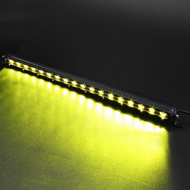 Led bar trợ sáng 1 hàng 65 cm - Ánh sáng vàng ( 1 chiếc)