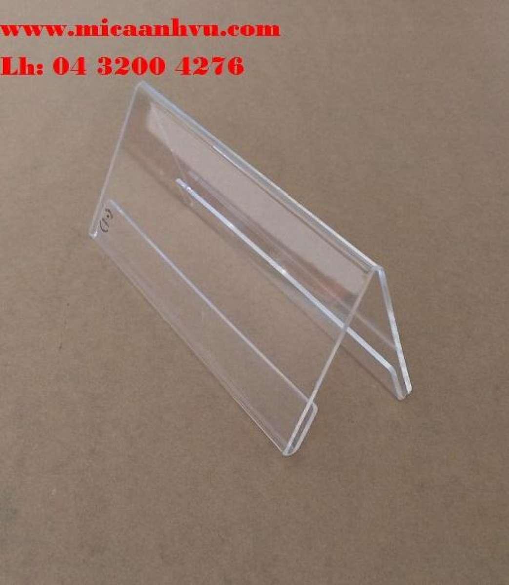 Kệ mica chữ A để bàn cỡ 21X7cm