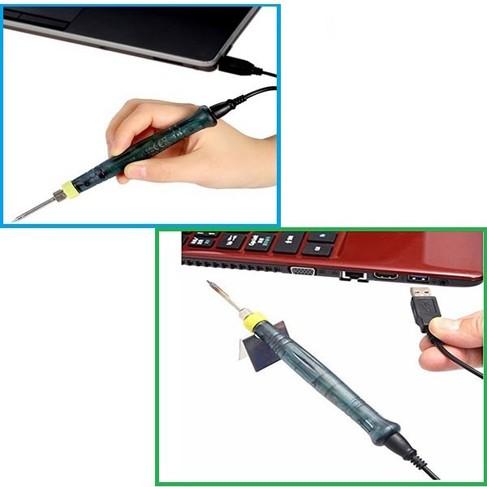 MỎ HÀN THIẾC, CHÌ MINI CỔNG USB 5V-8W