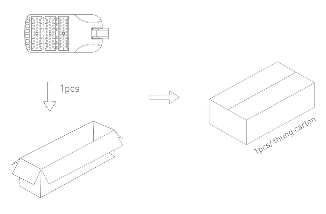 Đèn Đường LED MRL703-150HD577LF1M/MRL703-150HD407LF1M