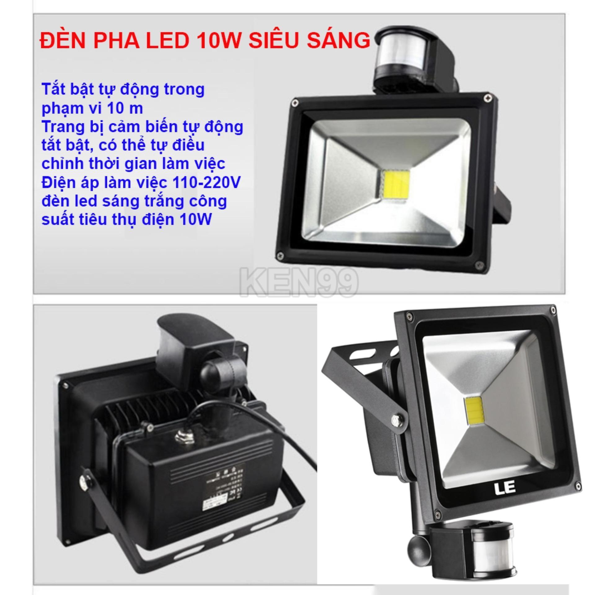 Thiết Bị Báo Trộm, Đèn LED Siêu Sáng  HD-Vision 06, Đèn Sân Vườn Đẹp - Nhà thông minh, đèn cảm biến tự động, tiết kiệm 70% lượng tiêu thụ điện + Tặng cảm biến đa năng