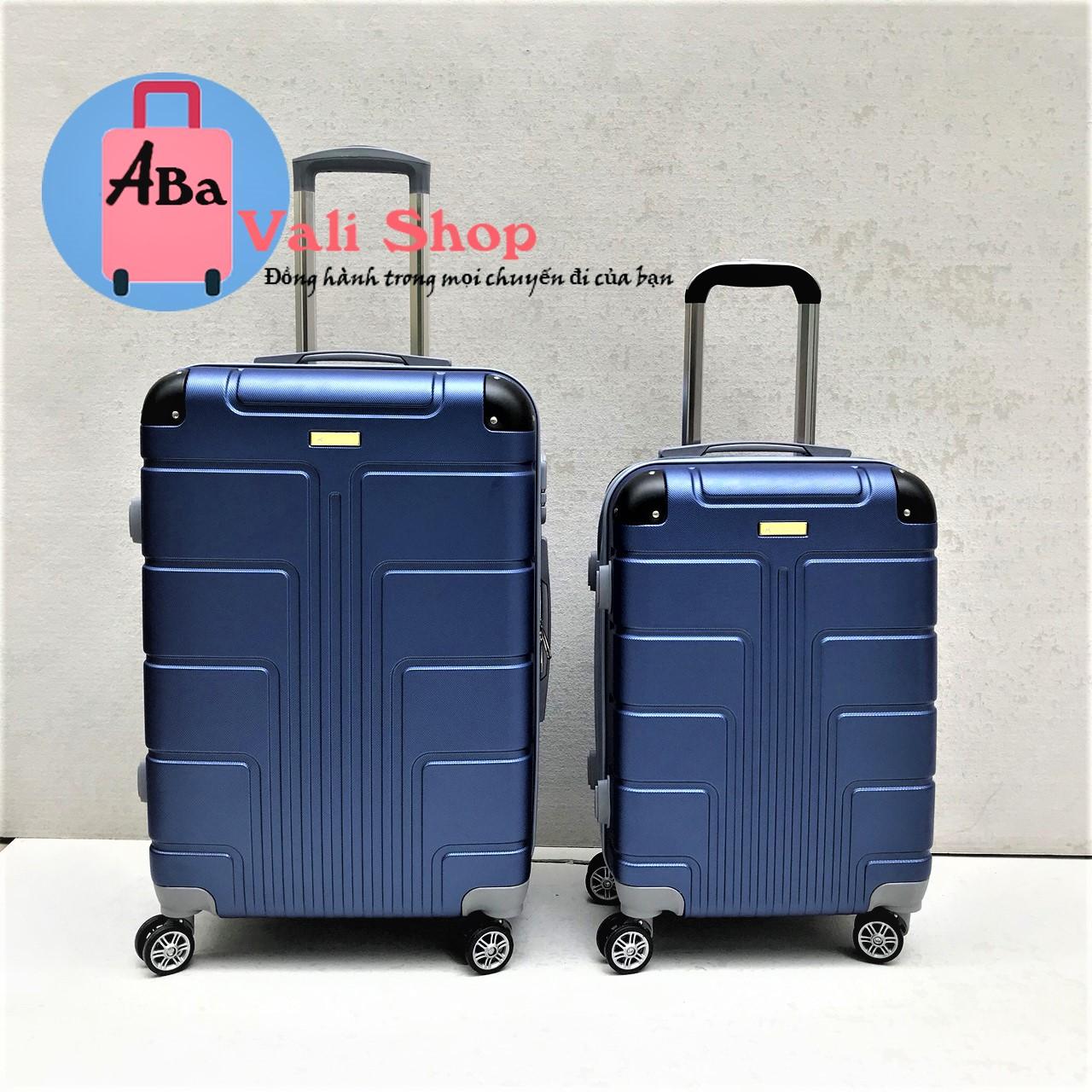 Vali kéo du lịch size 24inch màu xanh( bảo hành 12 tháng)