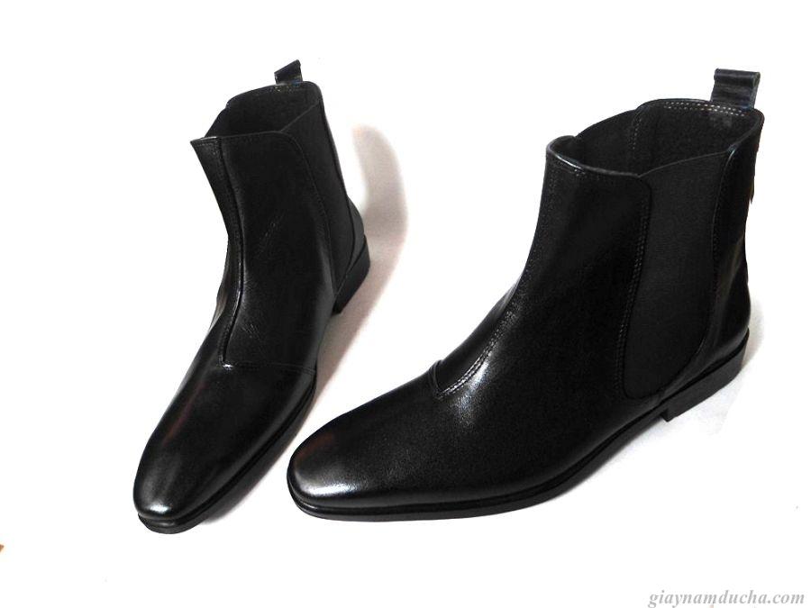 Giày boot chelsea da bò thật. Bảo hành 12 tháng. Mã số: B12