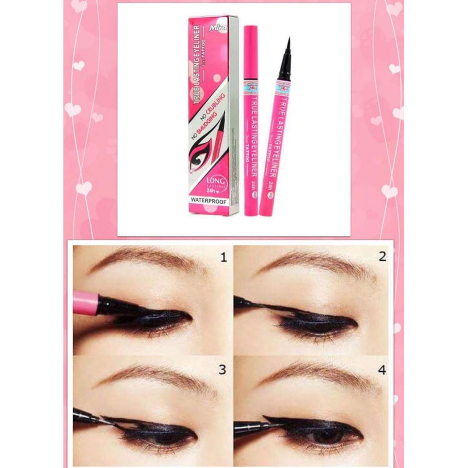 Viết Kẻ Mí Mắt Mira True Lasting Eyeliner (Đen)