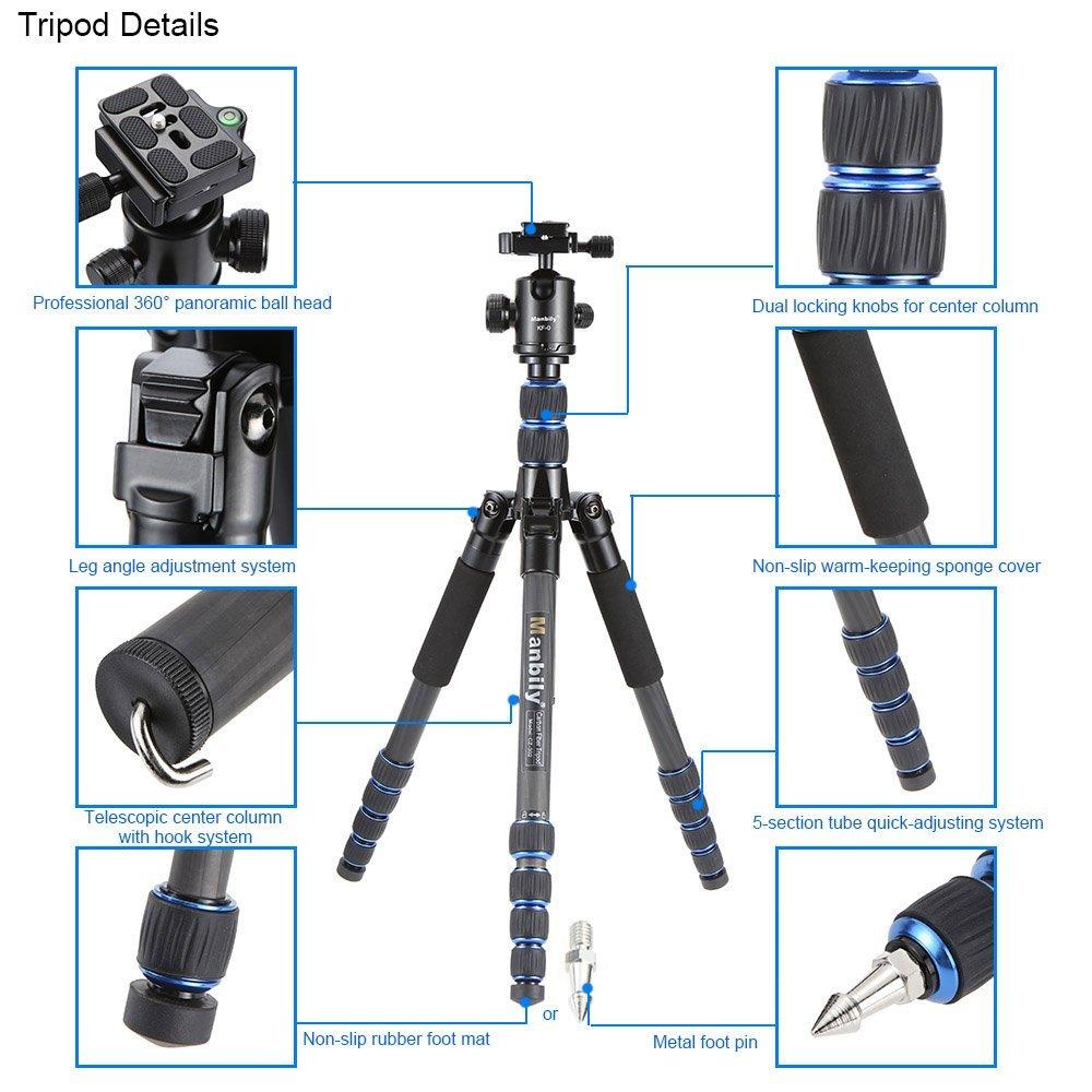 Chân máy ảnh Tripod/ Monopod Manbily CZ-302