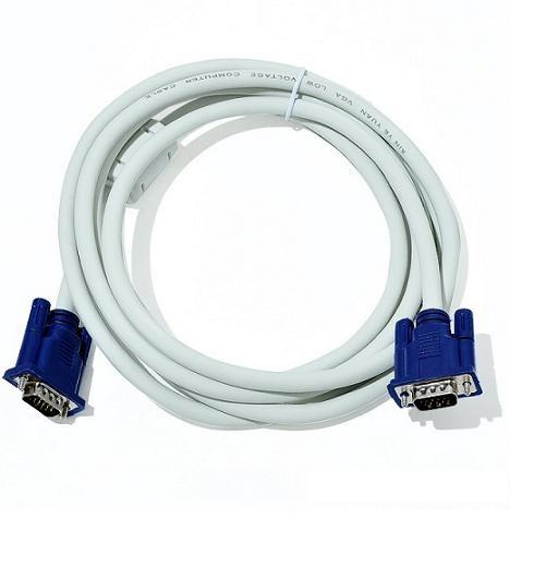 Cáp tín hiệu VGA 2 đầu chống nhiễu 3m VS - loại dày (trắng) - Nhất Tín Computer