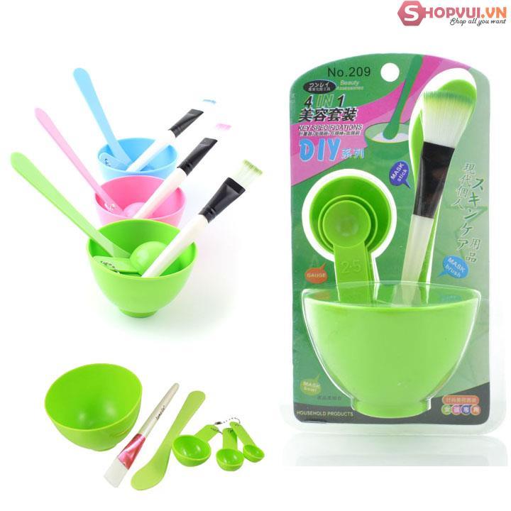 Bộ Dụng Cụ Trộn Mặt Nạ 4in1 ( màu ngẫu nhiên)