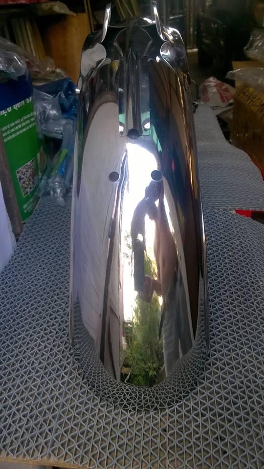 dè trước sau honda 67 bằng inox