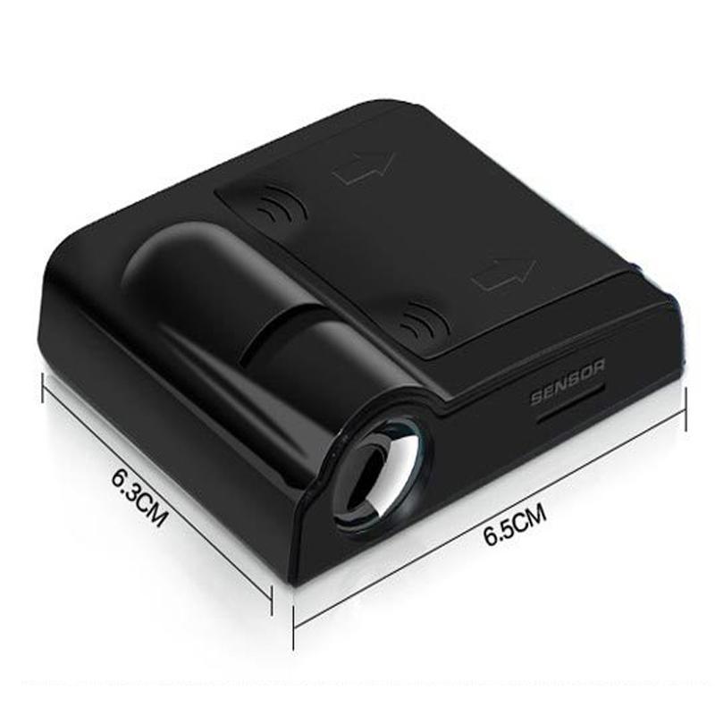 Bộ đôi đèn chiếu ( 2 đèn cho 2 cửa xe ) xe ô tô logo M-E-R-C-E-D-E-S