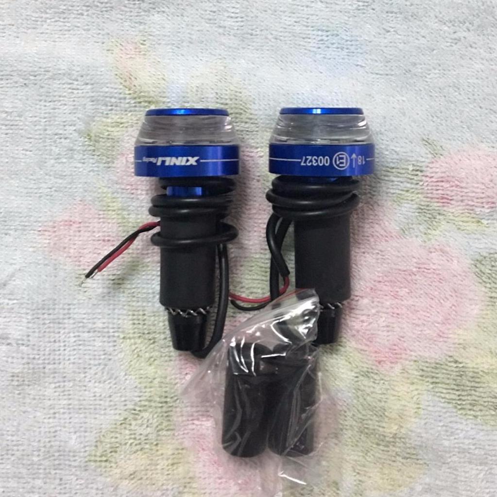 Gù tay lái đèn Led gắn xe máy,moto