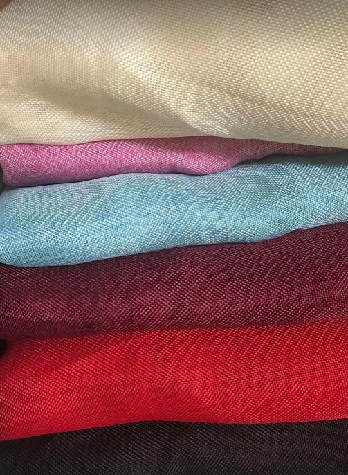 1 mét vải bố linen màu hồng (Khổ 1m5)