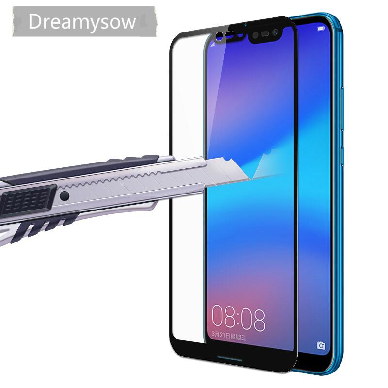 Miếng dán full màn hình 4D cho Huawei P20 Lite - Đen