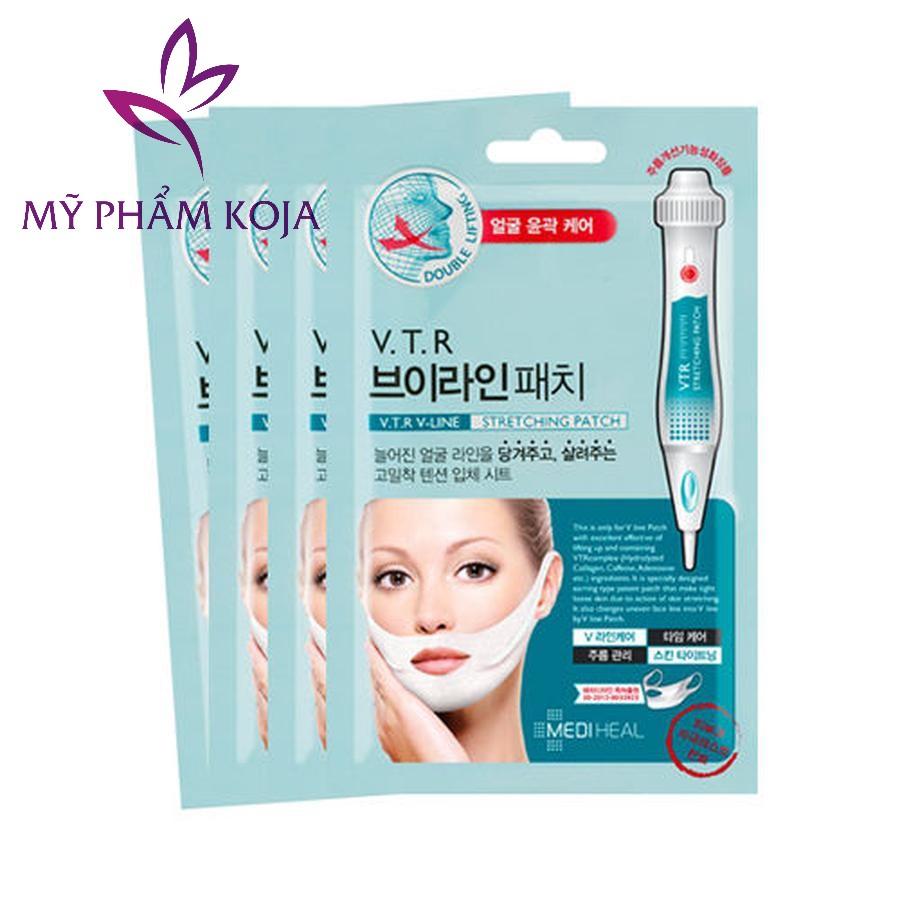 MẶT NẠ V-LINE HÀN QUỐC (Mediheal Clinic V.t.r Stretching V-line Patch) 4 miếng/ hộp