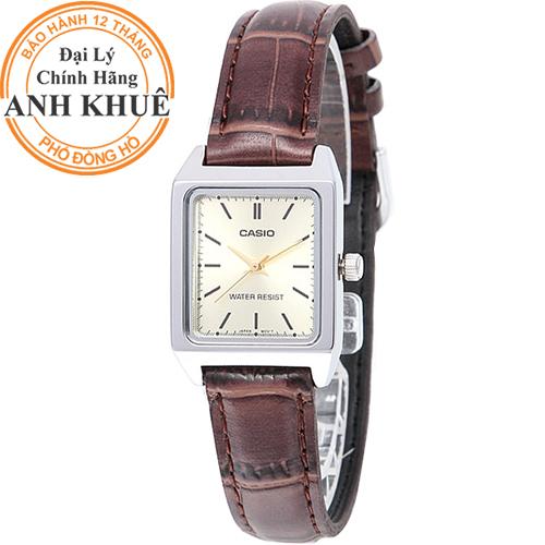Đồng hồ nữ dây da Casio Anh Khuê LTP-V007L-9EUDF