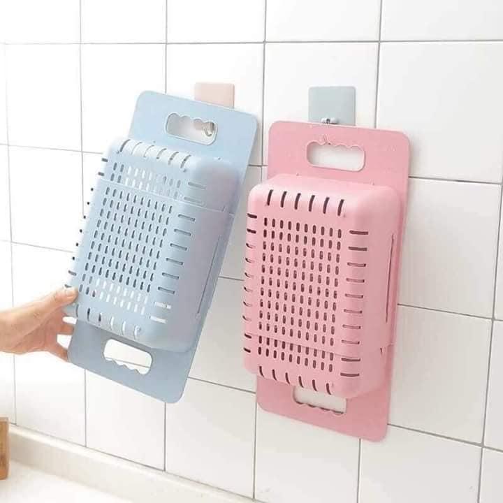 Combo 2 Rổ Gác Ngang Bồn Rửa Gấp Gọn Sâu Lòng Làm Từ Lúa Mạch