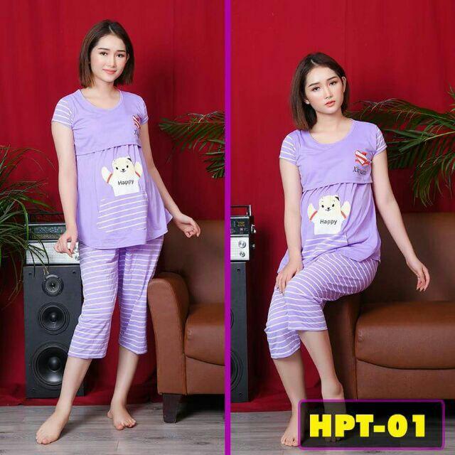 Bộ bầu và sau sinh hp -100% cotton
