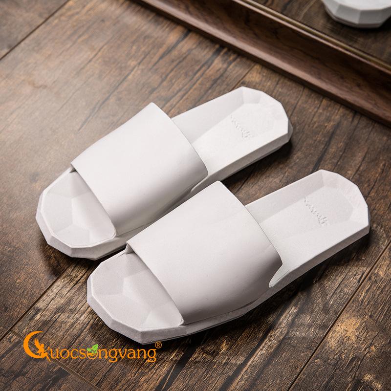 Dép nam nữ unisex dép quai ngang kiểu hình học GLD032 Cuocsongvang