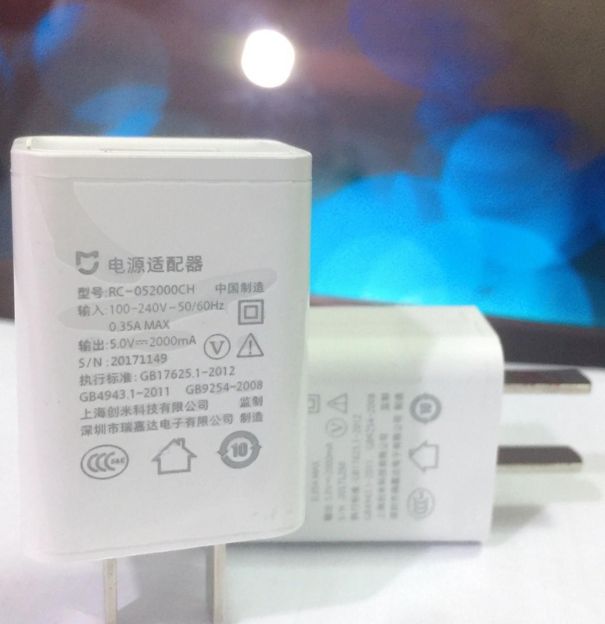 [HCM]Cốc sạc ZMI sạc nhanh 5V-2A