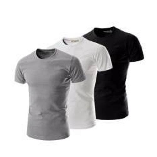 Hàng Cao Cấp - Combo 3 áo thun nam body cổ tròn vải dày mịn ( đen, trắng, xám )