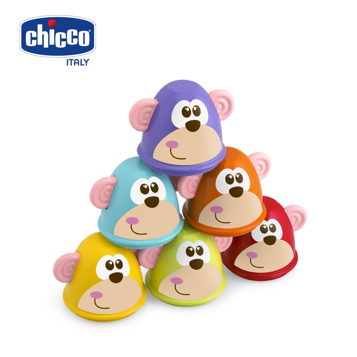 Bộ đồ chơi Bowling Khỉ con Chicco 18M+ ( bộ 6 chiếc)
