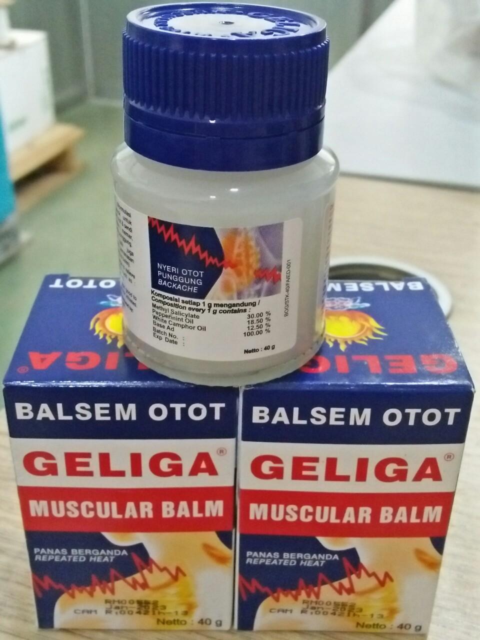 Combo 6 DẦU CÙ LÀ LỬA - GELIGA MUSCULAR BALM 40gr