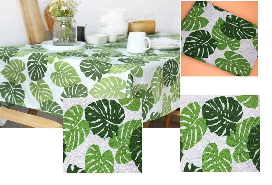 [HCM]Vải bố họa tiết lá lớn