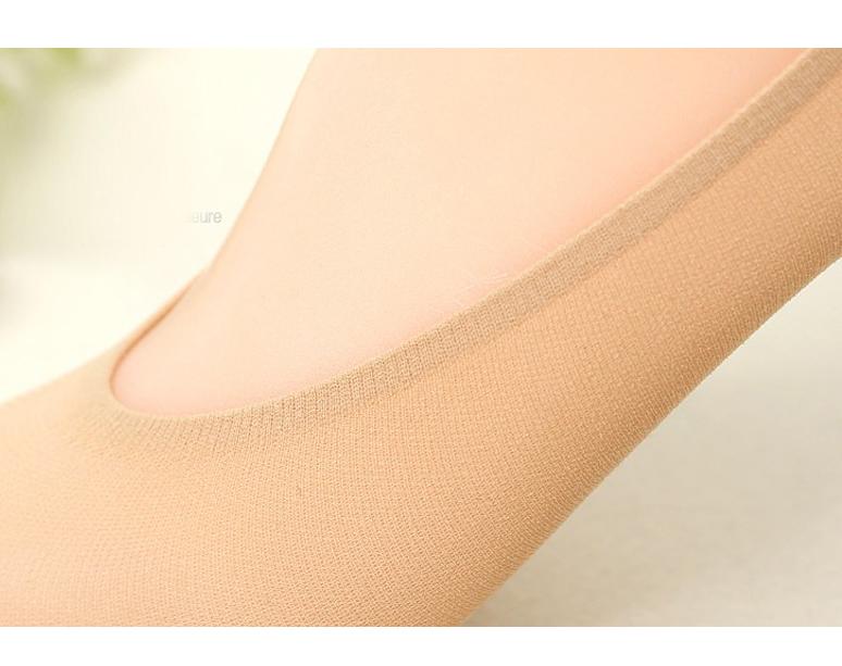 Bộ 4 đôi tất vớ lười nữ thoáng mát (Silicon chống trượt màu da)