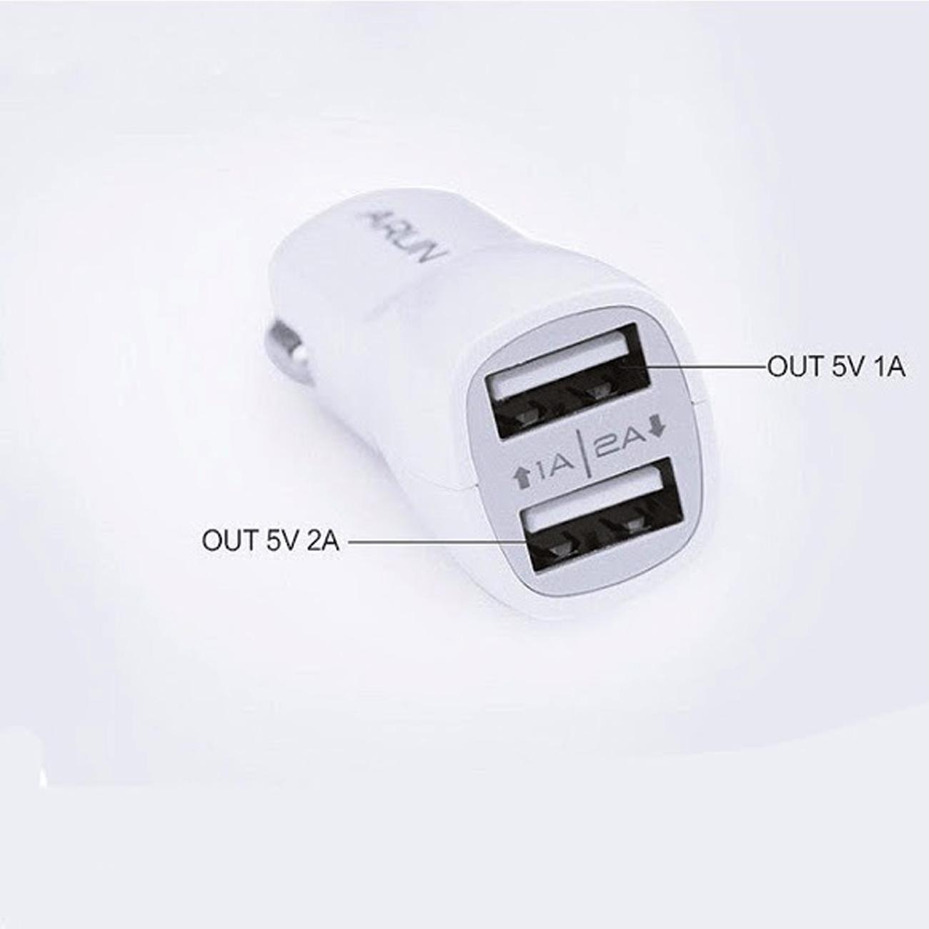 SẠC CỐC XE HƠI 2 CỔNG ARUN