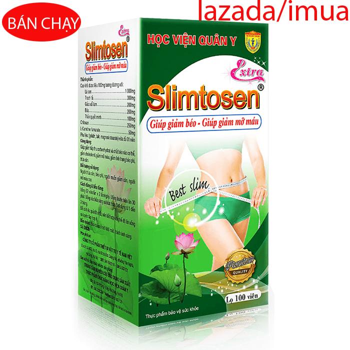HCMViên uống giảm cân an toàn Slimtosen Extra HVQY hộp 100 viên Thành phần