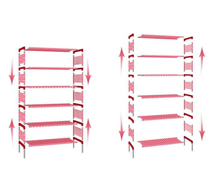 Kệ để giày dép 9 tầng (Màu trắng) - Home&Garden