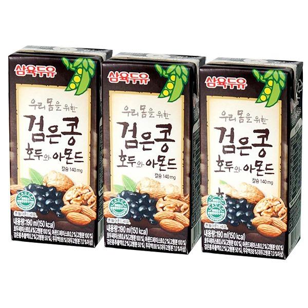 SỮA ÓC CHÓ HẠNH NHÂN ĐẬU ĐEN 24 hộp 190ml- ( Date 1/2019 )