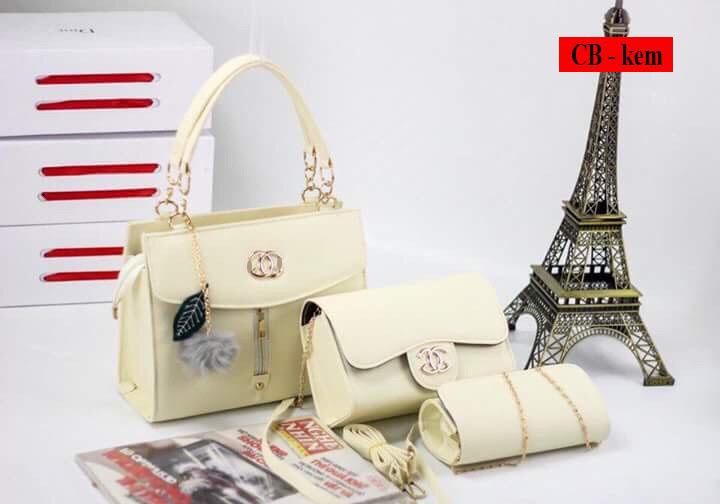 BỘ 3 TÚI XÁCH NỮ CN BÔNG SANG TRỌNG