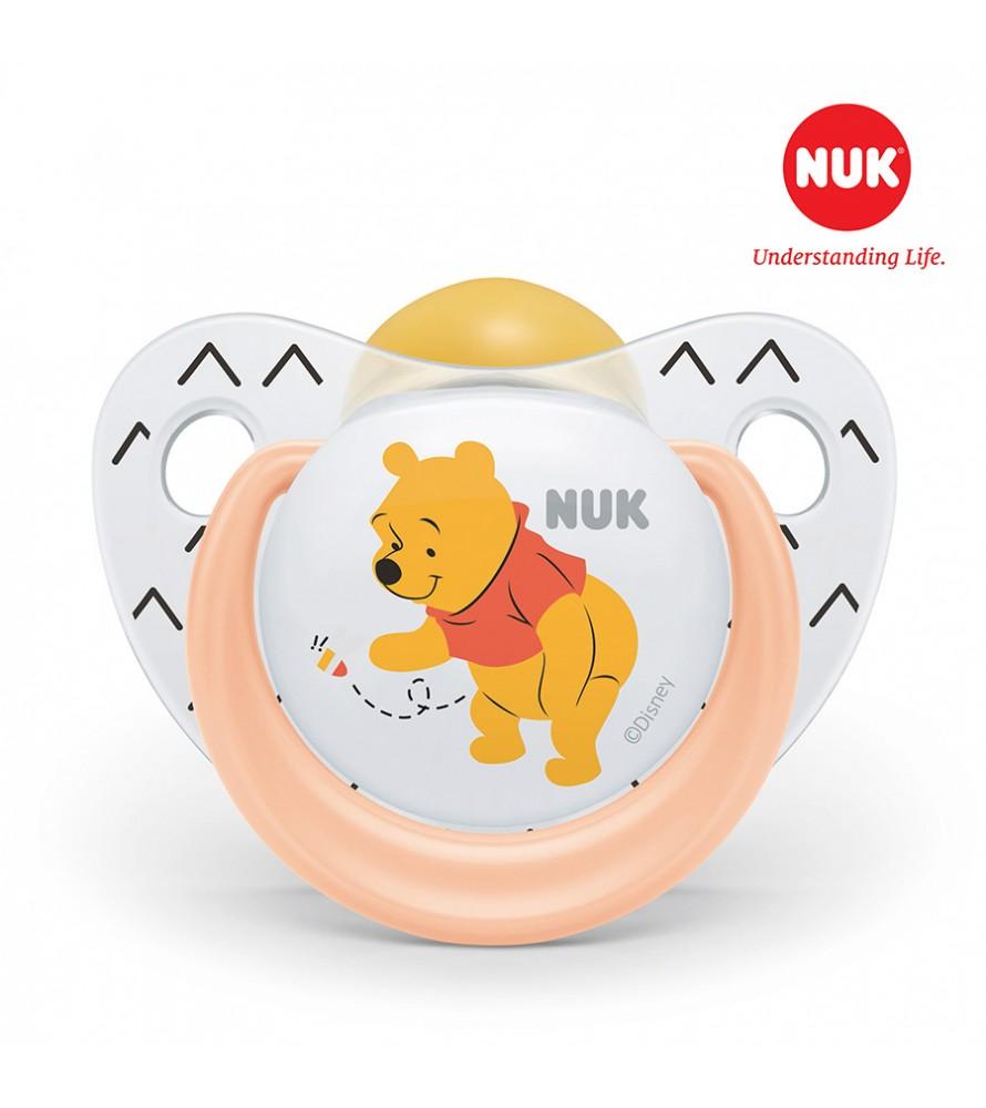 Bộ 2 ti giả nuk sleeptime cao su 6 - 18 tháng tuổi xuất xứ đức