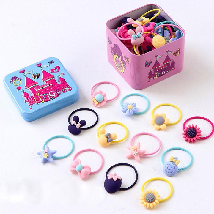 Hộp 40 dây cột tóc kitty