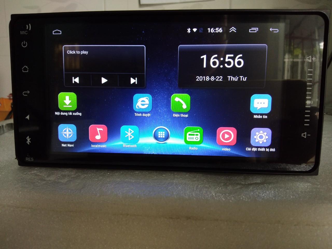 Màn hình android 2din thông dụng cho toyota sim 4g