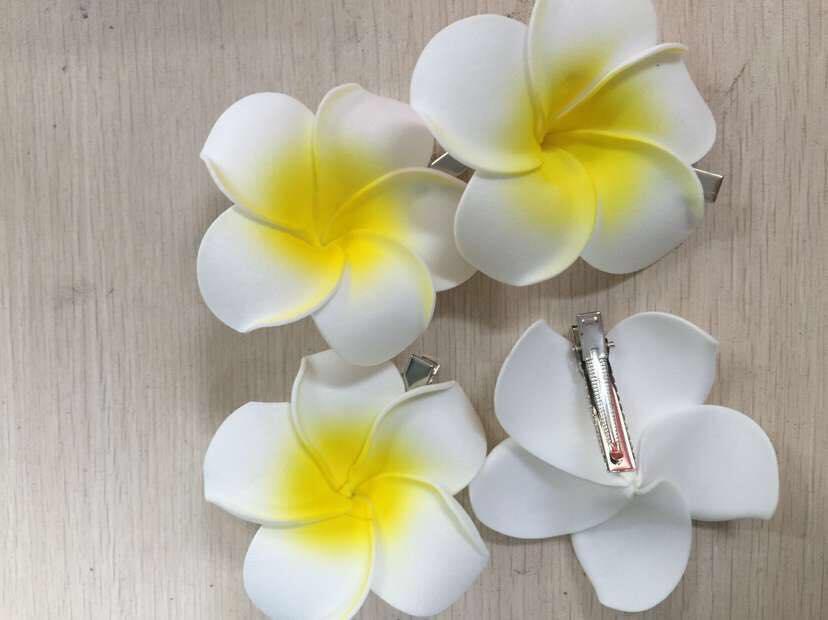 Kẹp tóc đính hoa đại(sứ)