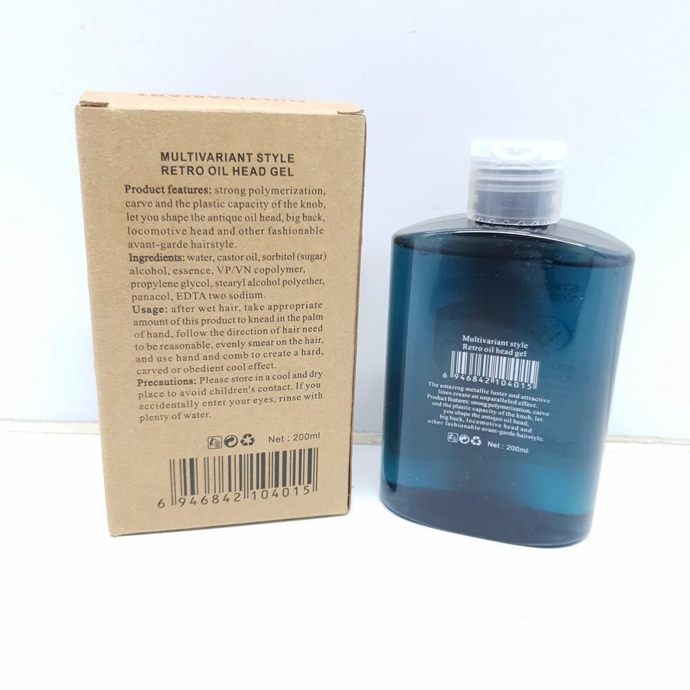 Sáp vuốt tóc nước Plastic 200ml - Siêu Cứng, siêu giữ nếp