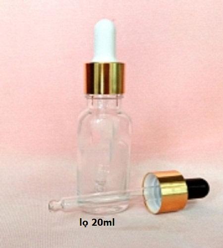 Combo 20 lọ thủy tinh nắp bóp 20ml giá 139k