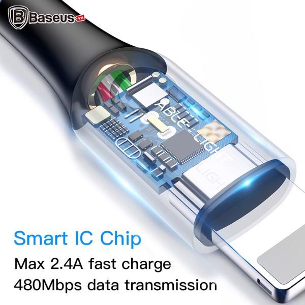 Cáp Sạc Tự Ngắt Baseus Cho iPhone 6s Plus, iPhone 6 Plus - Dài 1m