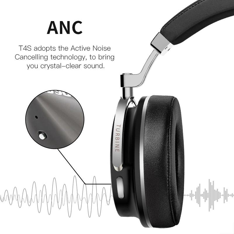 Tai nghe chống ồn Bluetooth Hifi Bluedio T4S