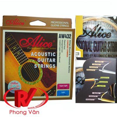DÂY ĐÀN GUITAR ACOUSTIC ALICE AW432