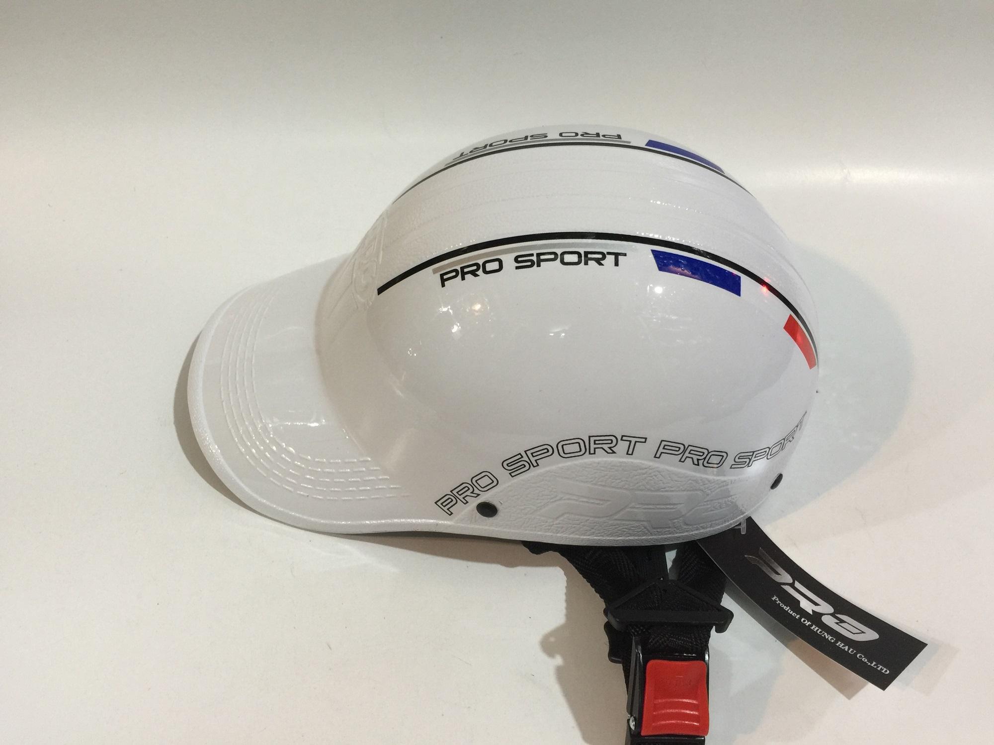 MŨ BẢO HIỂM KIỂU NÓN KẾT CAO CẤP(Trắng)
