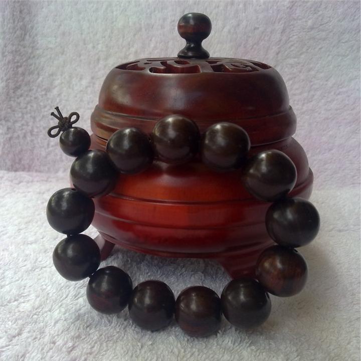 [HCM]Vòng đeo tay gỗ trắc 18mm