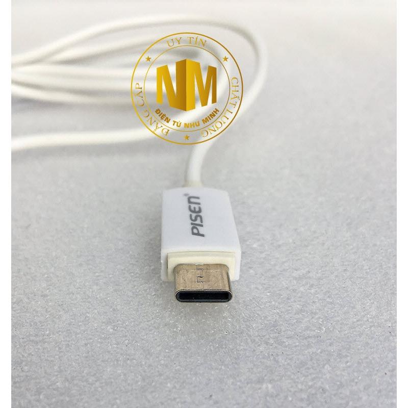 Cáp sạc USB Type C PISEN 1m