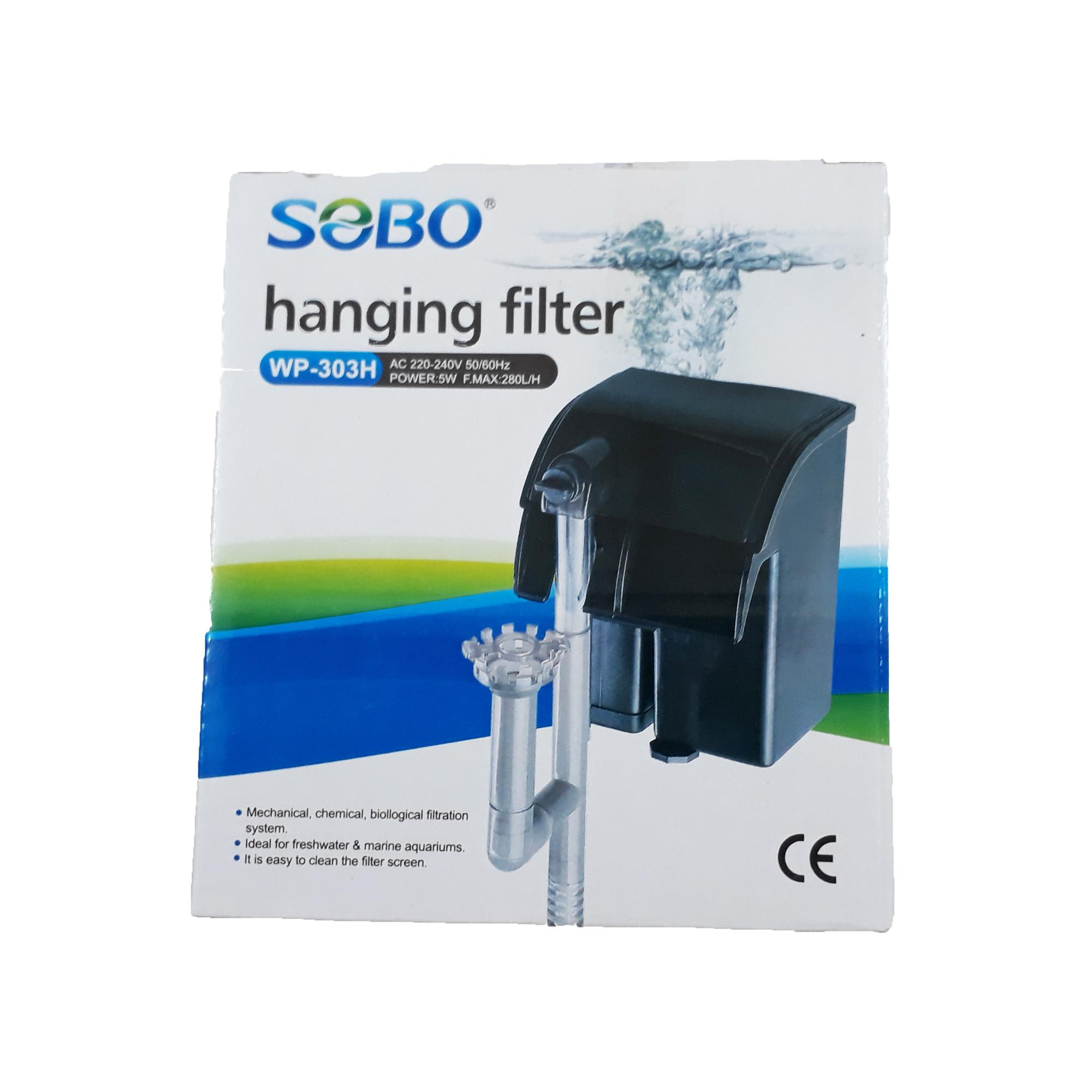 Máy Lọc Thác Hồ Cá Sobo WP-303H Loại Tốt - Bộ Lọc Treo Dành Cho Bể Cá WP303H