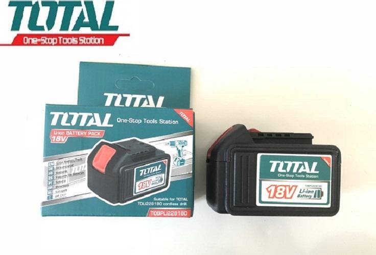 18V PIN LI-ON TOTAL TOBPLI228180 (PHÙ HỢP MÁY KHOAN TDLI228180)