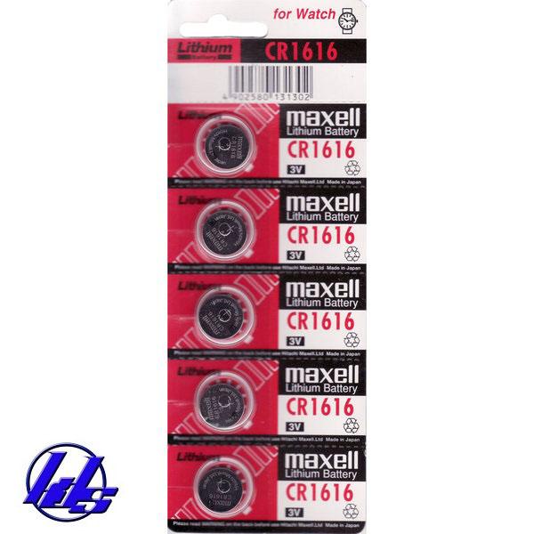 Pin CR1616 Maxell lithium 3V - Vỉ 5 viên