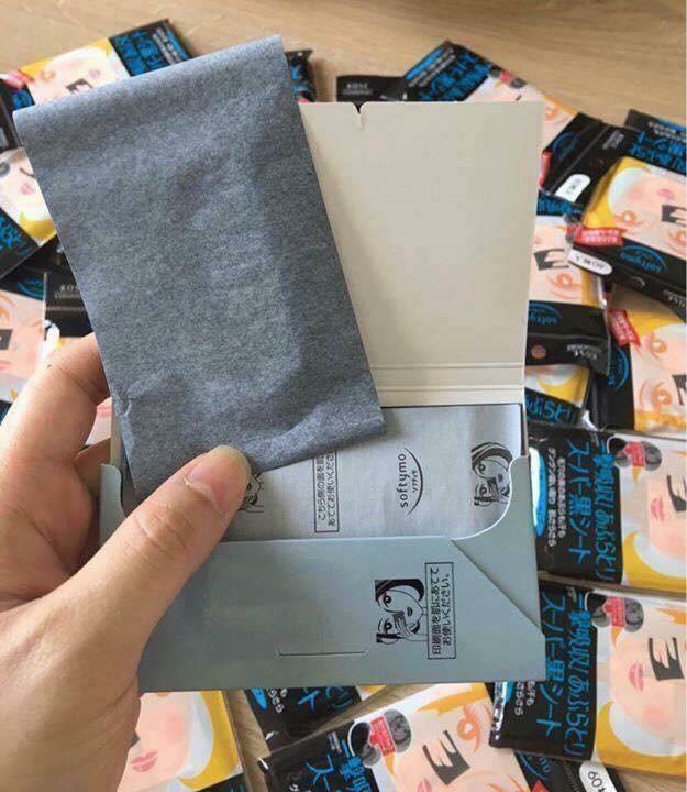Giấy thấm dầu Kose Softymo than hoạt tính